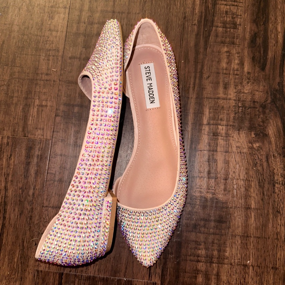 Steve Madden rhinestone ballet flats